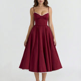 Spaghetti Strap Midi Dress