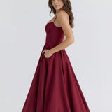 Spaghetti Strap Midi Dress