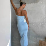 One Shoulder Bodycon Midi Dress