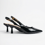 Elira Slingback Court Heels – Pointed Toe Elegance with All-Day Comfort
