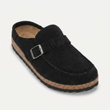Women's Suede-Look Slip-On Platform Clogs