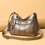 Women's Water-Repellent PU Leather Crossbody Bag