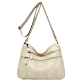 Women's Water-Repellent PU Leather Crossbody Bag