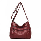 Women's Water-Repellent PU Leather Crossbody Bag