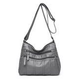Women's Water-Repellent PU Leather Crossbody Bag