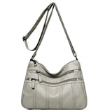 Women's Water-Repellent PU Leather Crossbody Bag