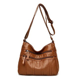 Women's Water-Repellent PU Leather Crossbody Bag