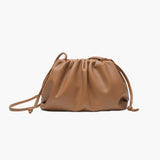 Women's Compact Vegan Leather Dumpling Crossbody Bag