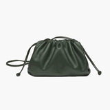Women's Compact Vegan Leather Dumpling Crossbody Bag