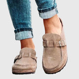 Women's Suede-Look Slip-On Cushioned Footbed Clogs