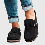 Women's Suede-Look Slip-On Cushioned Footbed Clogs