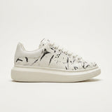 Women's Suede-Look Lace-Up Platform Sneakers