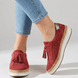 Women's Knit Slip-On Shoes with Cushioned Sole