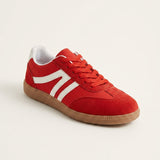 Women's Retro Panelled Chunky Lace-Up Sneakers