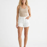 Women's Wide Fit Distressed Denim Shorts