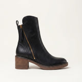 Women's Leather-Look Mid Calf Boots