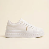 Women's Chunky Platform Sneakers with Cushioned Footbed