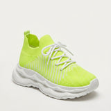 Women's Knit Cushioned Sole Everyday Sneakers