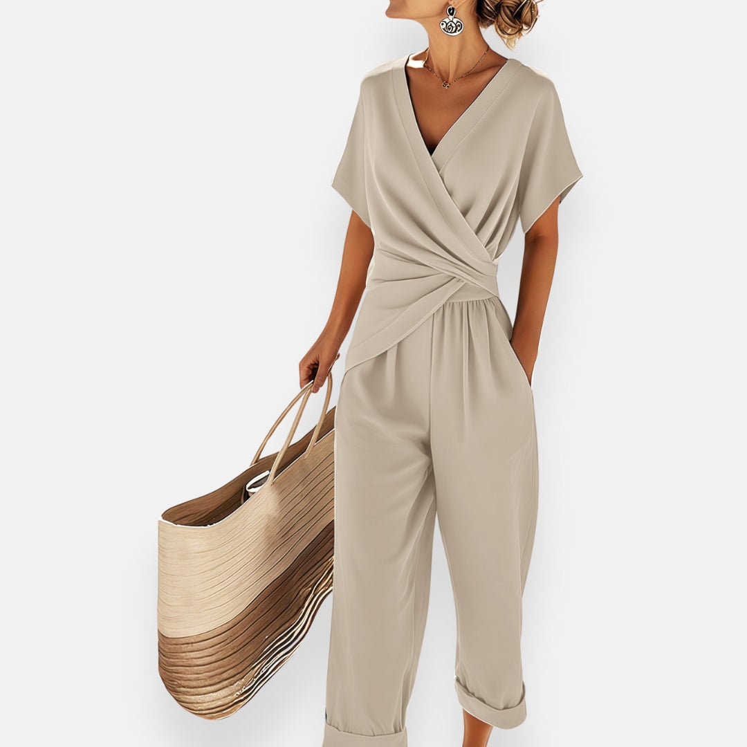Women's Wrap Front Jumpsuit