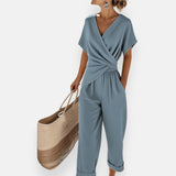 Women's Wrap Front Jumpsuit