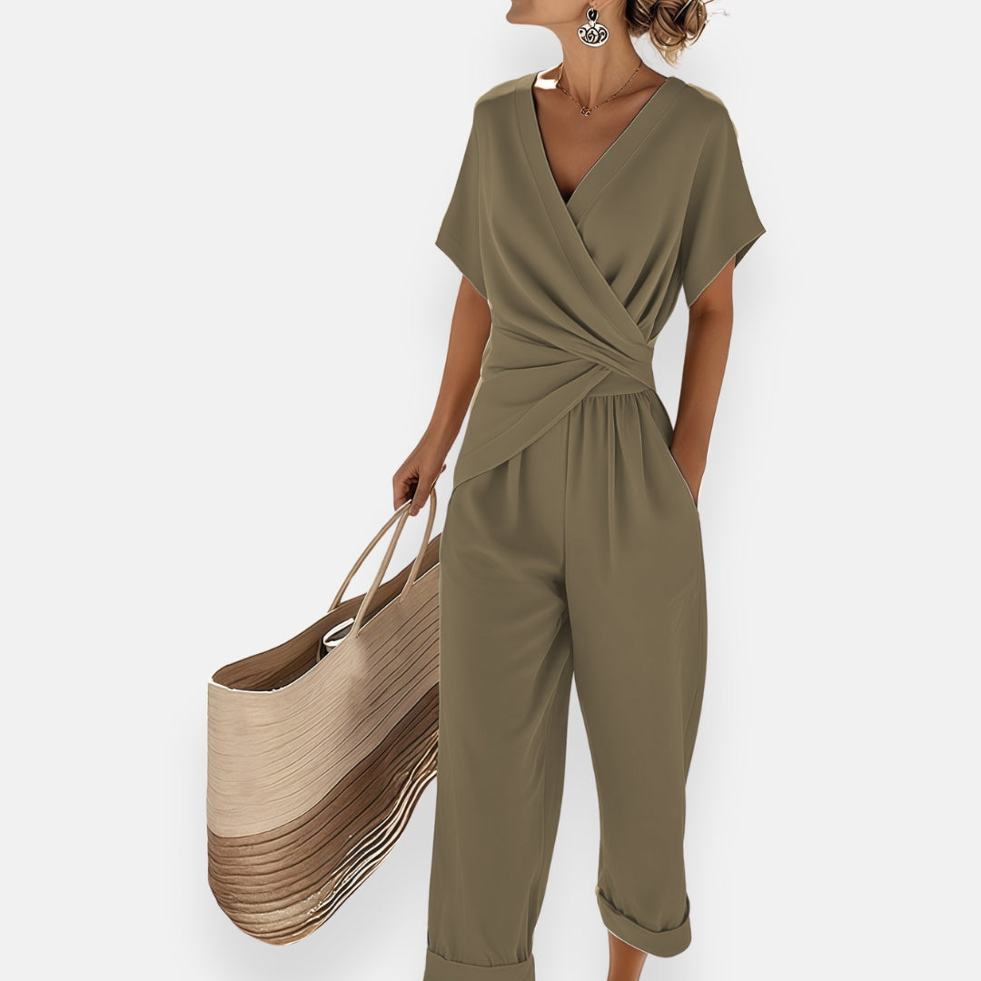 Women's Wrap Front Jumpsuit