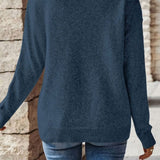 Women's V-Neck Chevron Knit Sweater