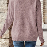 Women's V-Neck Chevron Knit Sweater