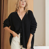 Women's Camel Autumn Chunky Ribbed Cardigan