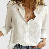 Floral Print V-Neck Long Sleeve Blouse