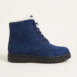 Women's Faux Leather Side Zip Ankle Boots