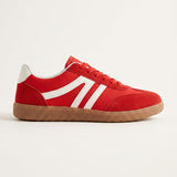 Women's Retro Panelled Chunky Lace-Up Sneakers