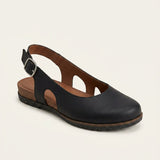 Women's Cushioned Footbed Adjustable Strap Flat Sandals