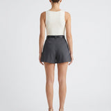 Women's High-Waist Wide-Leg A-Line Shorts