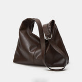Women's Minimalist Shoulder Bag with Wide Strap