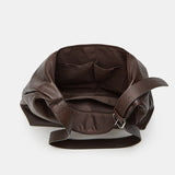 Women's Minimalist Shoulder Bag with Wide Strap