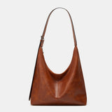 Women's Minimalist Shoulder Bag with Wide Strap