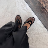 Mesh Strap Ballet Flats – Lightweight Comfort Meets Modern Elegance