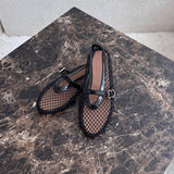 Mesh Strap Ballet Flats – Lightweight Comfort Meets Modern Elegance