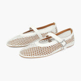 Mesh Strap Ballet Flats – Lightweight Comfort Meets Modern Elegance