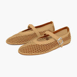 Mesh Strap Ballet Flats – Lightweight Comfort Meets Modern Elegance