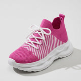 Women's Knit Cushioned Sole Everyday Sneakers